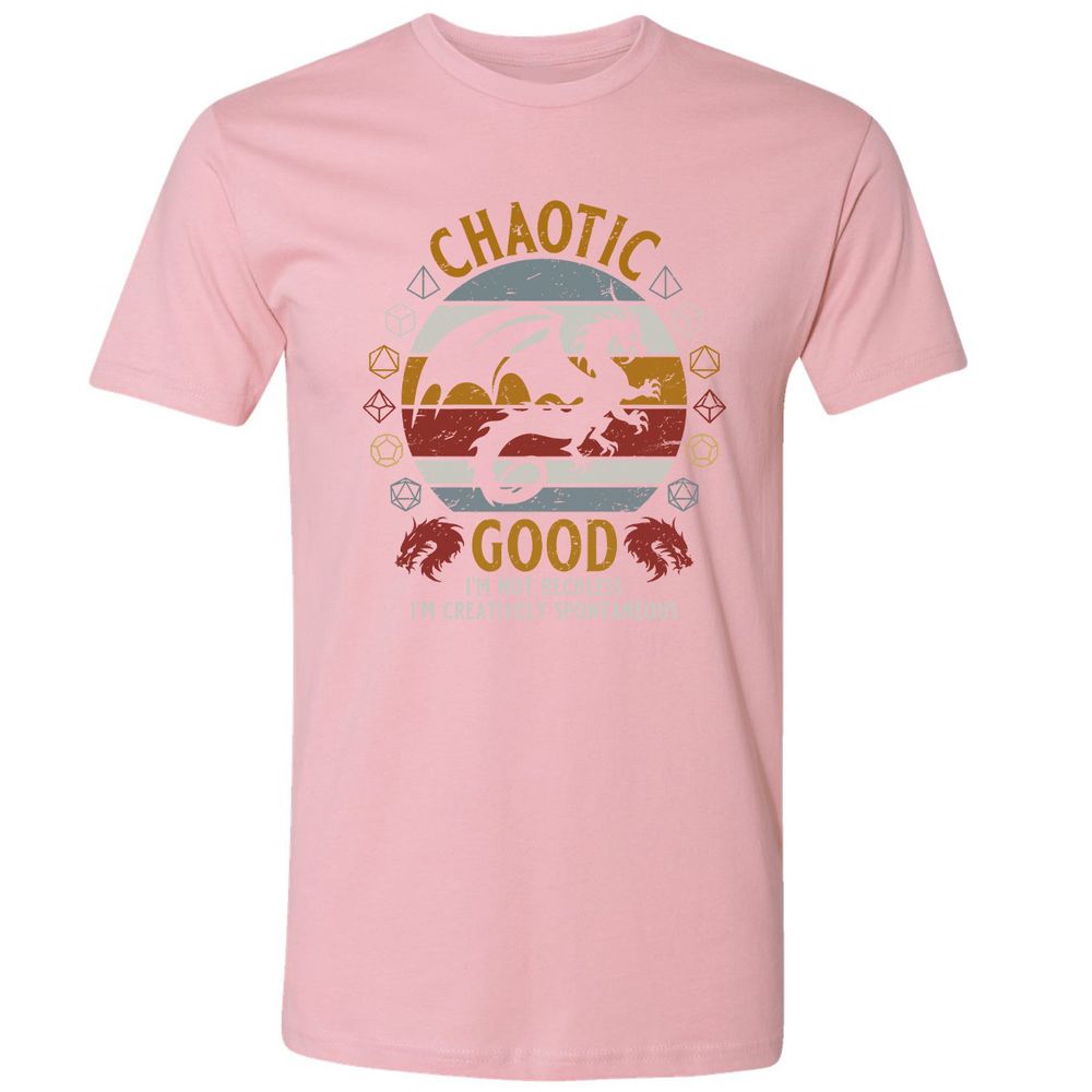 Chaotic Good Premium Unisex T-Shirt - Light Pink - 3