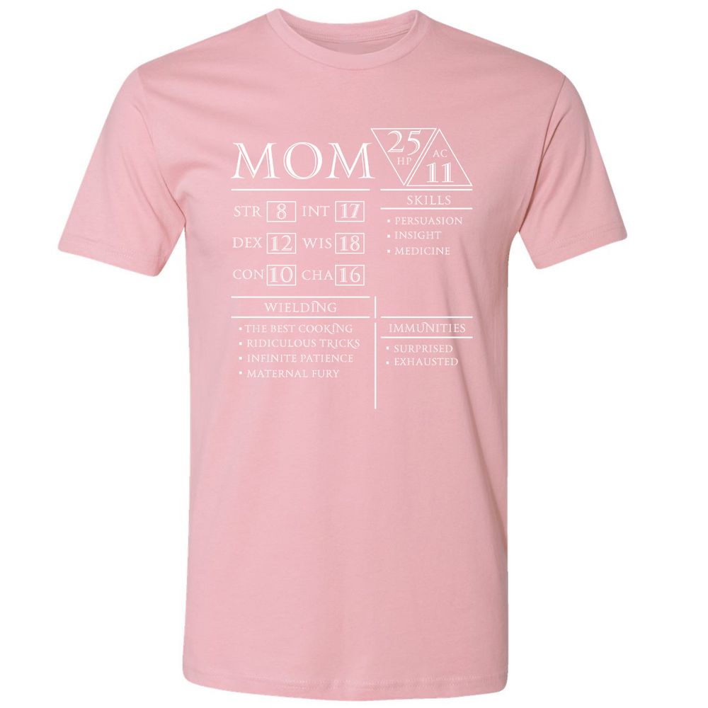 Mom Stats - Light Pink - 3