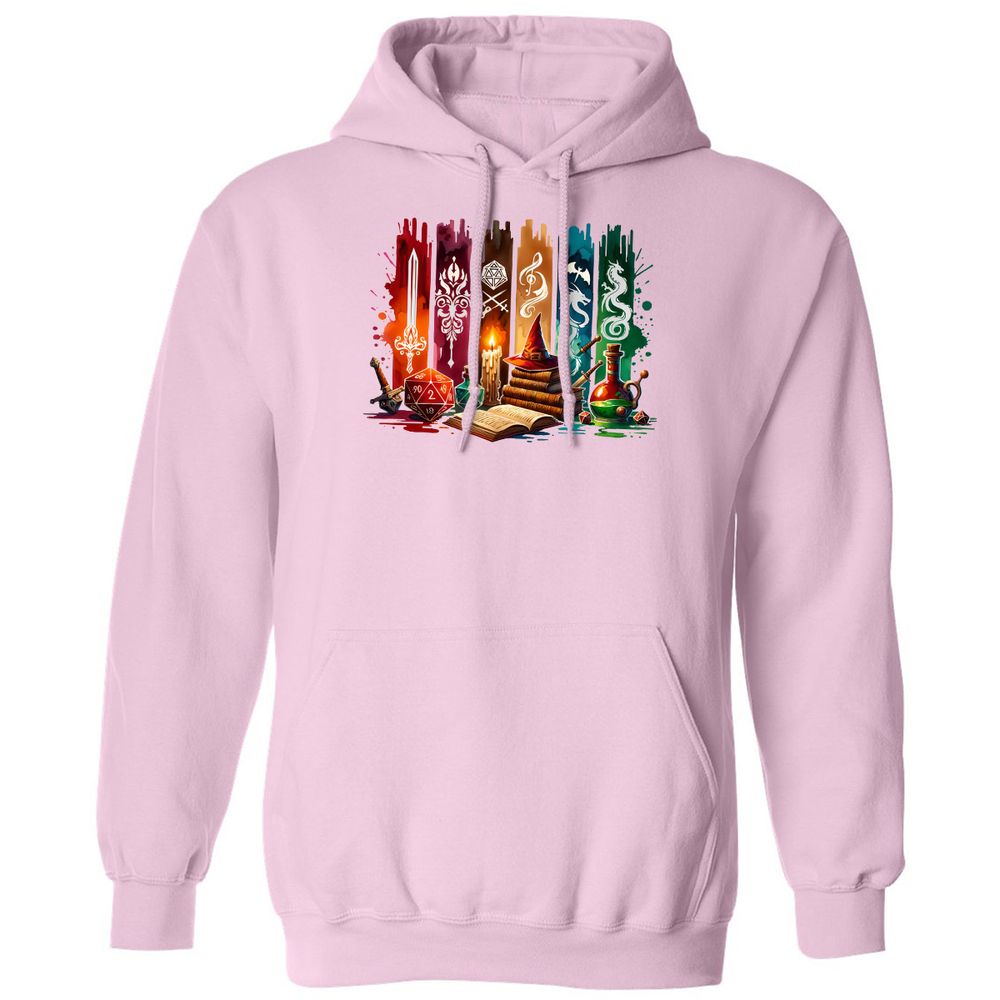 DnD Classes Classic Unisex Hoodie - Light Pink - 3