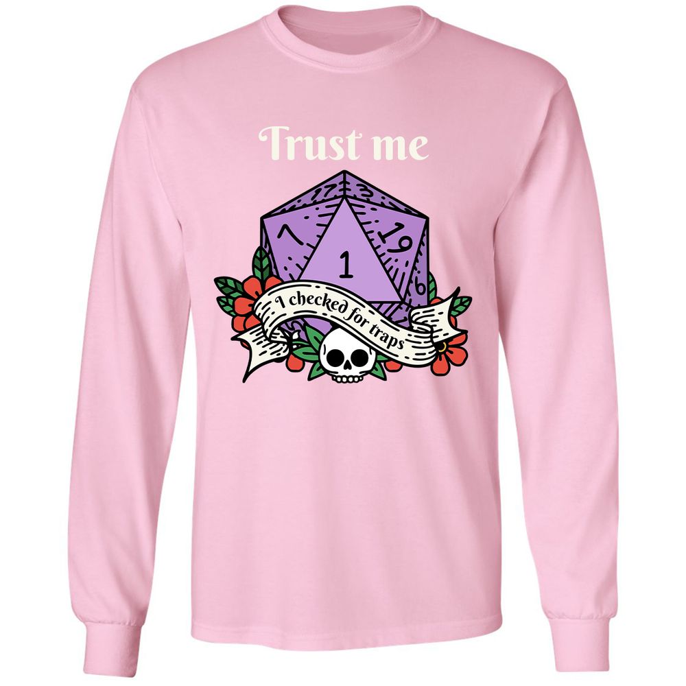 Trust Me I Checked for Traps - Light Pink - 3