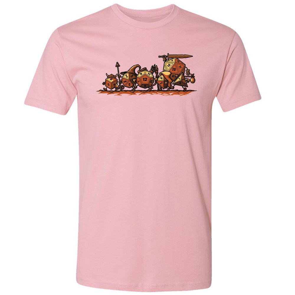 Fellowship Of The Dices Premium Unisex T-Shirt - Light Pink - 3