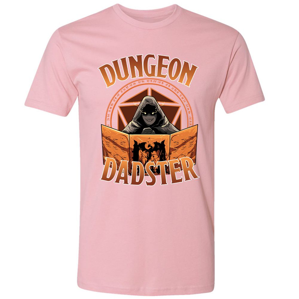 Dungeon Dadster Premium Unisex T-Shirt - Light Pink - 3