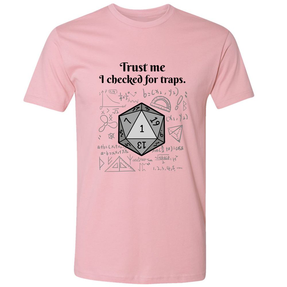 Trust me, I checked for traps. Premium Unisex T-Shirt - Light Pink - 3