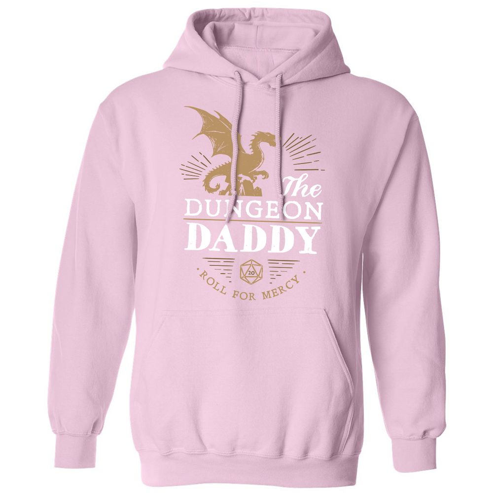 Dungeon Daddy Roll For Mercy Classic Unisex Hoodie - Light Pink - 3