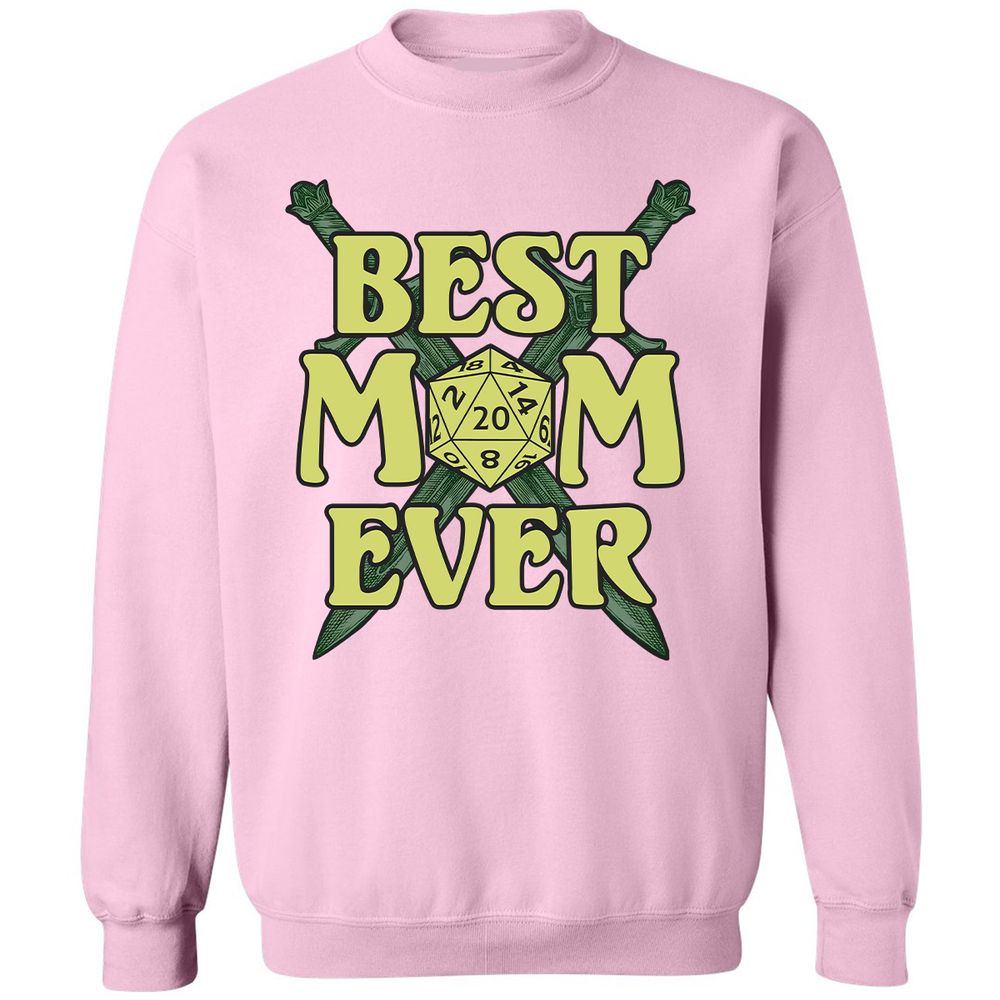 Best Mom Ever Classic Unisex Sweatshirt - Light Pink - 3
