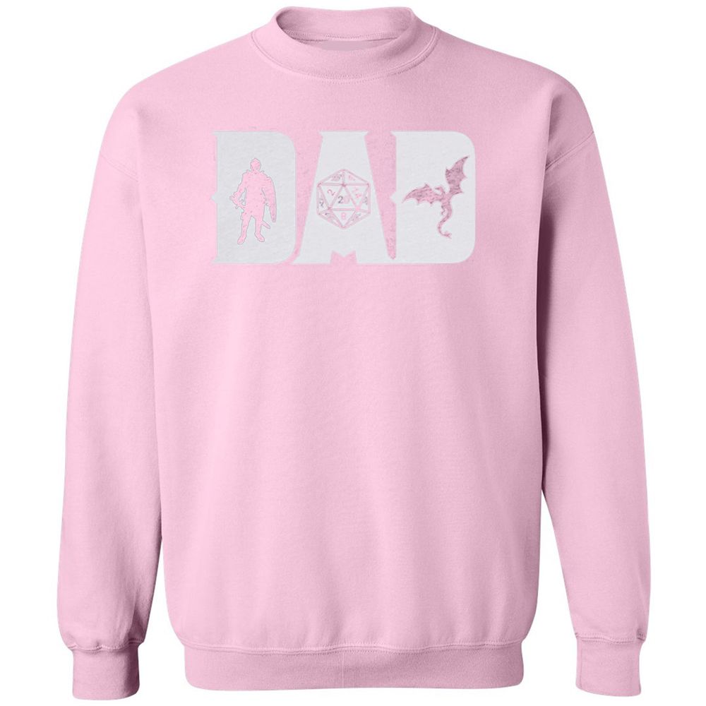 Dad Fathers Day Classic Unisex Sweatshirt - Light Pink - 3