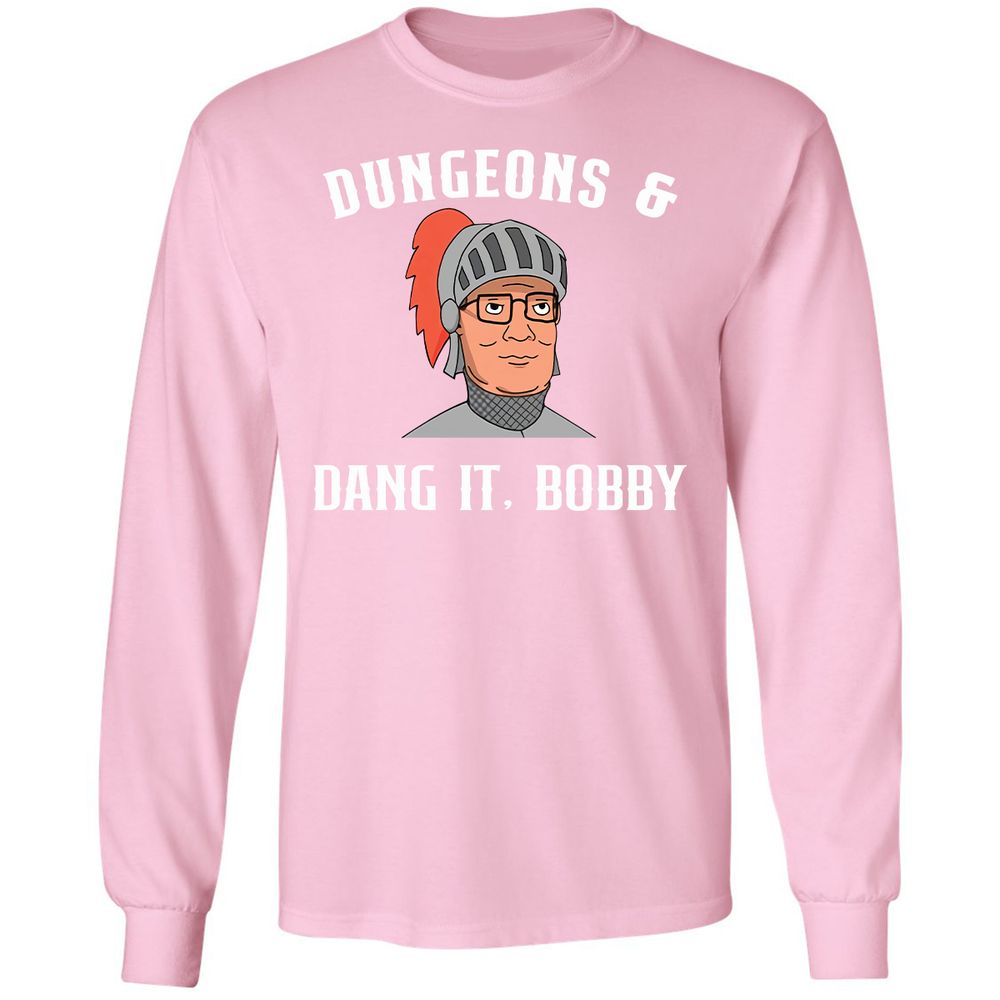 Dang It Bobby Long Sleeve T-Shirt - Light Pink - 3