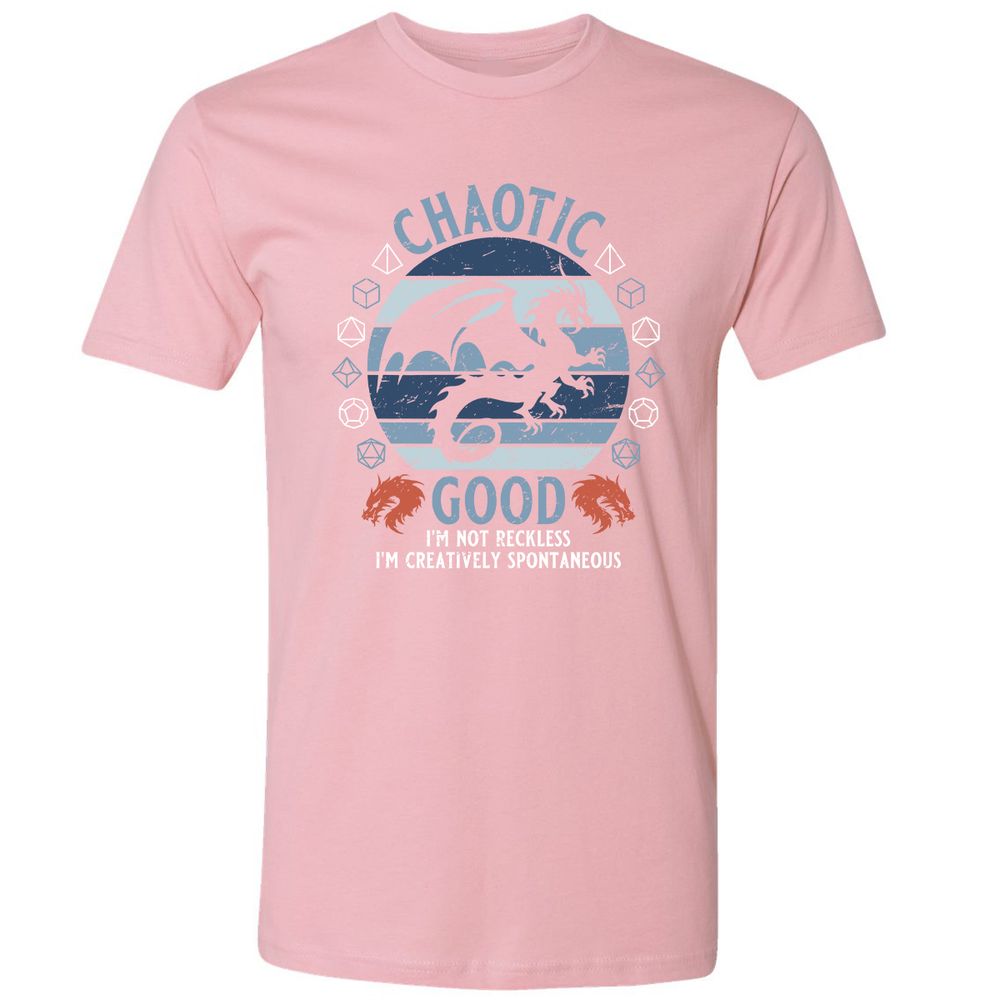 Chaotic Good 2 Premium Unisex T-Shirt - Light Pink - 3