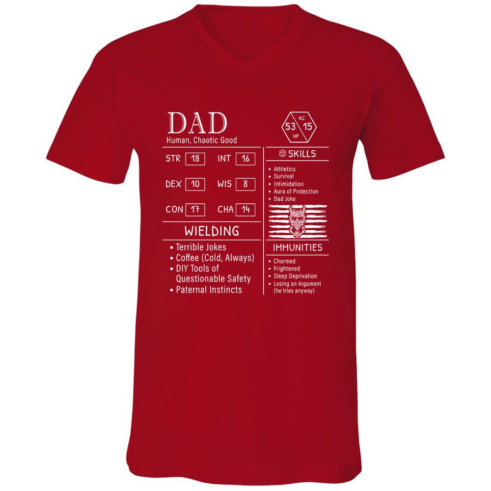 Dad Stats New - Red - 3