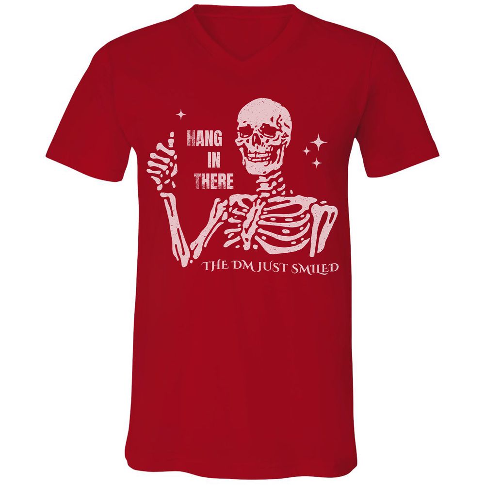 Hang In There – The DM Just Smiled Skeleton - Red - 3