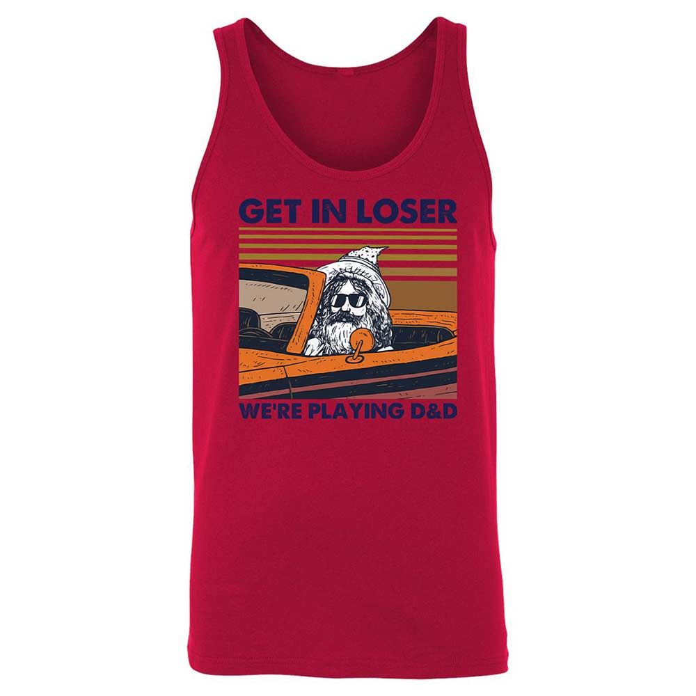 Get in Loser Unisex Jersey Tank - Red - 3
