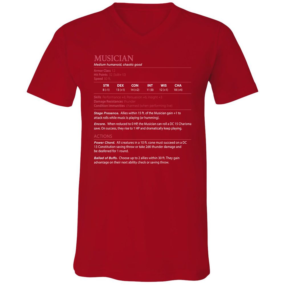 Musician Stats - Red - 3