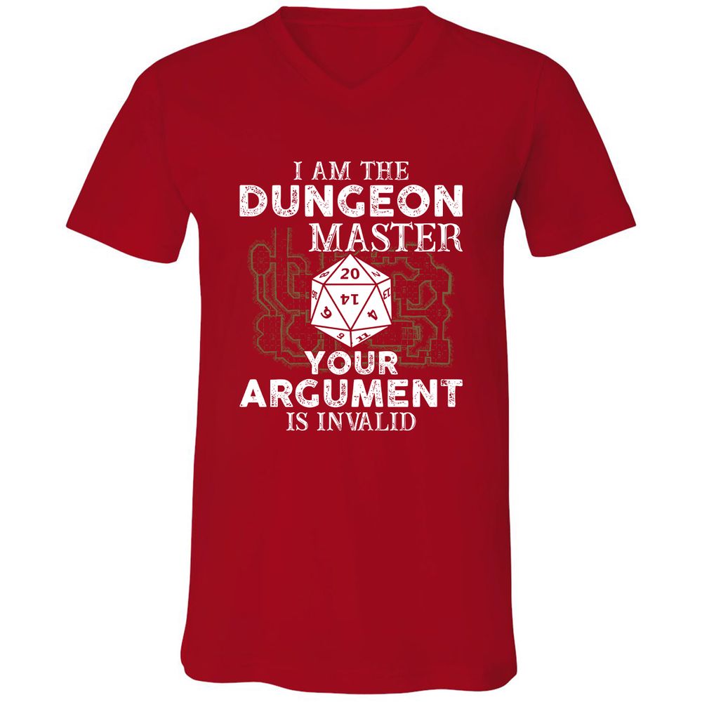 I Am the Dungeon Master – Your Argument Is Invalid - Red - 3