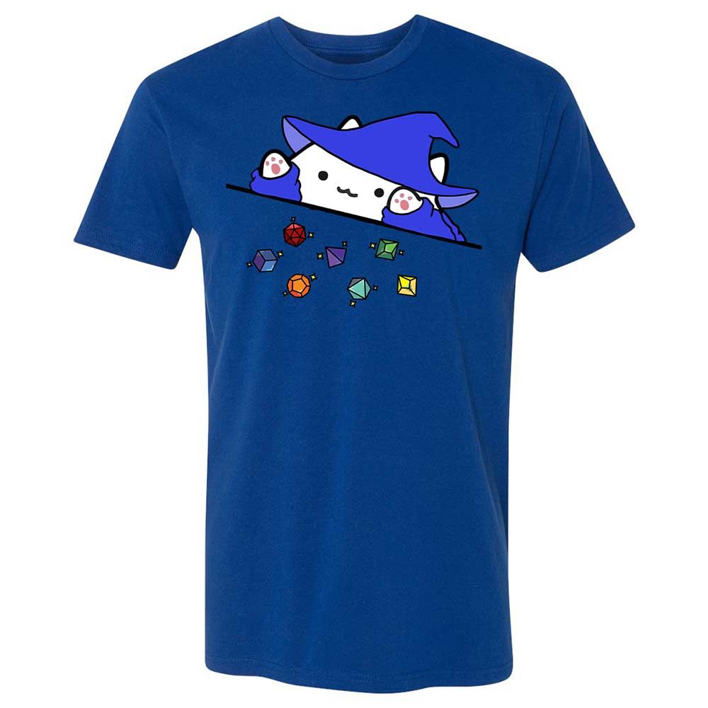 Cat Throws Dices Premium Unisex T-Shirt - Royal - 3