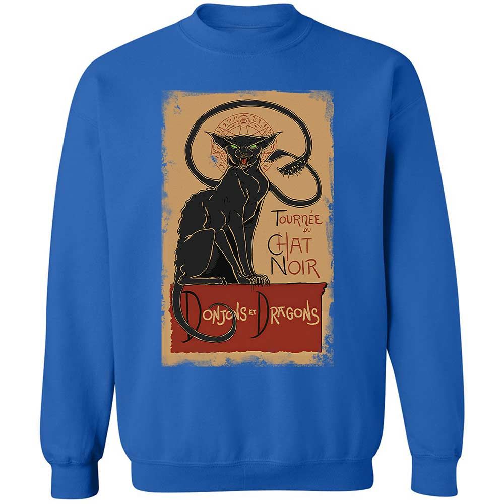 Tournee Du Chat Noir Classic Unisex Sweatshirt - Royal - 3