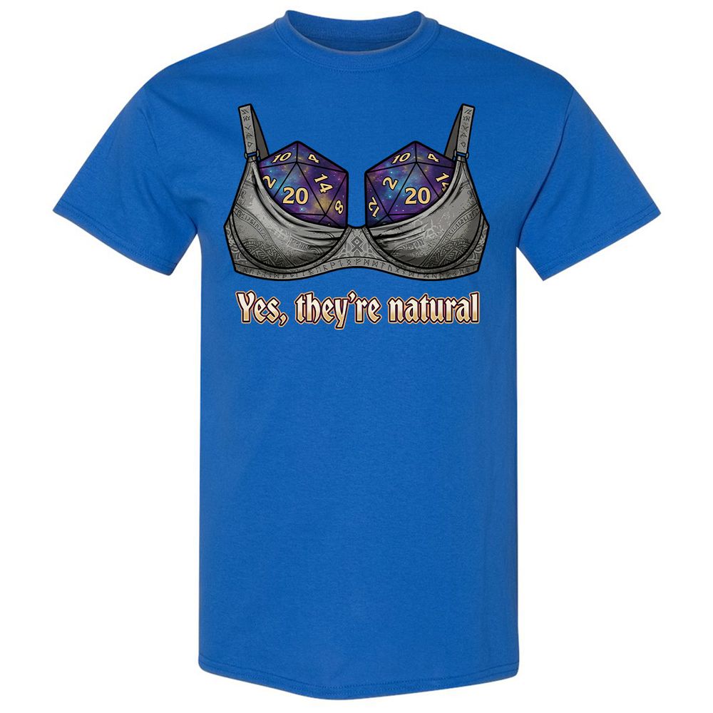 They Are Natural Nat20 Classic Unisex T-Shirt - Royal - 3