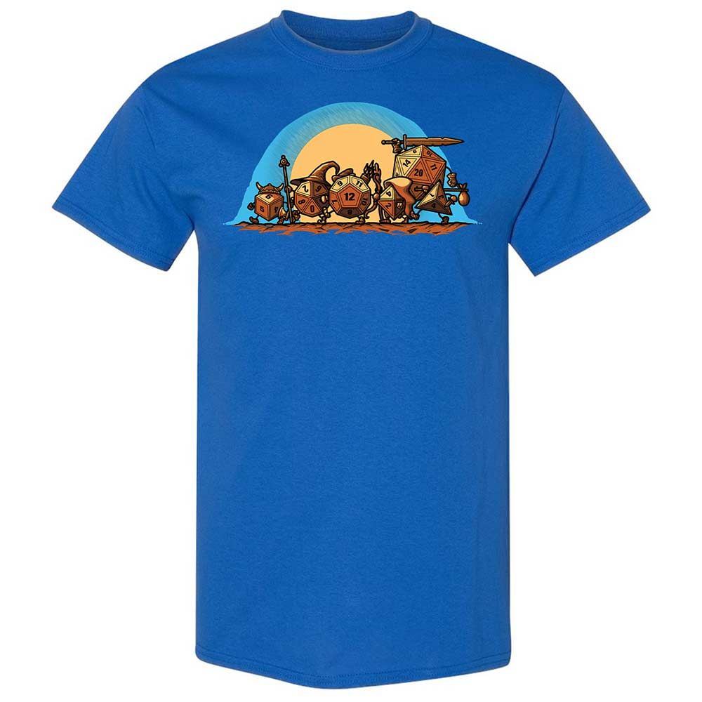 The Fellowship Of The Dice Classic Unisex T-Shirt - Royal - 3