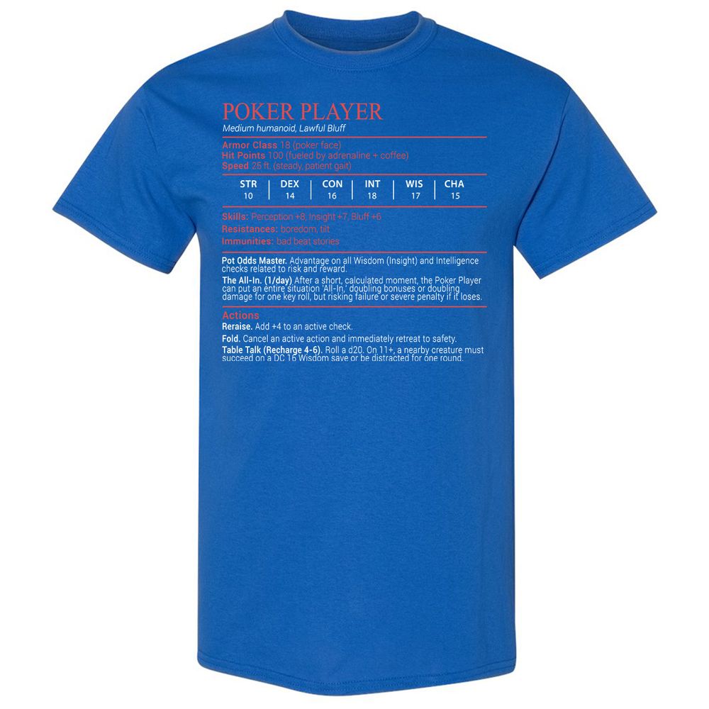 Poker Player Stats Block - Royal - 3