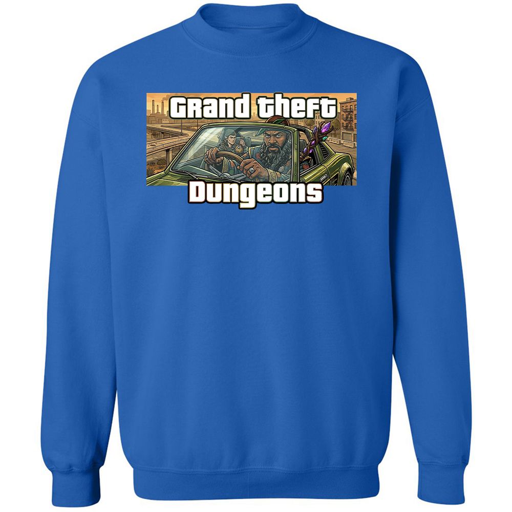 Grand Theft Dungeons Classic Unisex Sweatshirt - Royal - 3