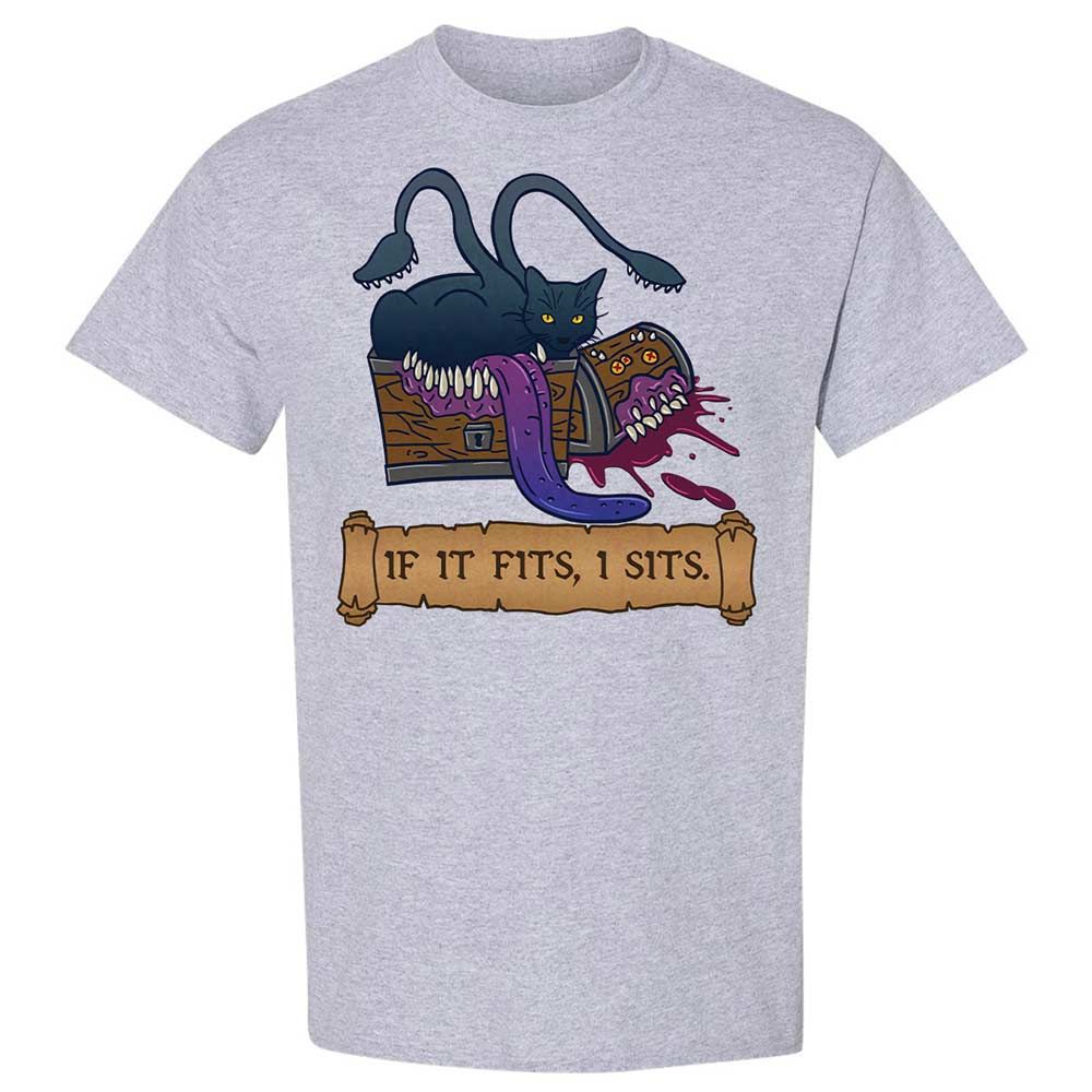 If It Fits I Sits Classic Unisex T-Shirt - Sport Grey - 3