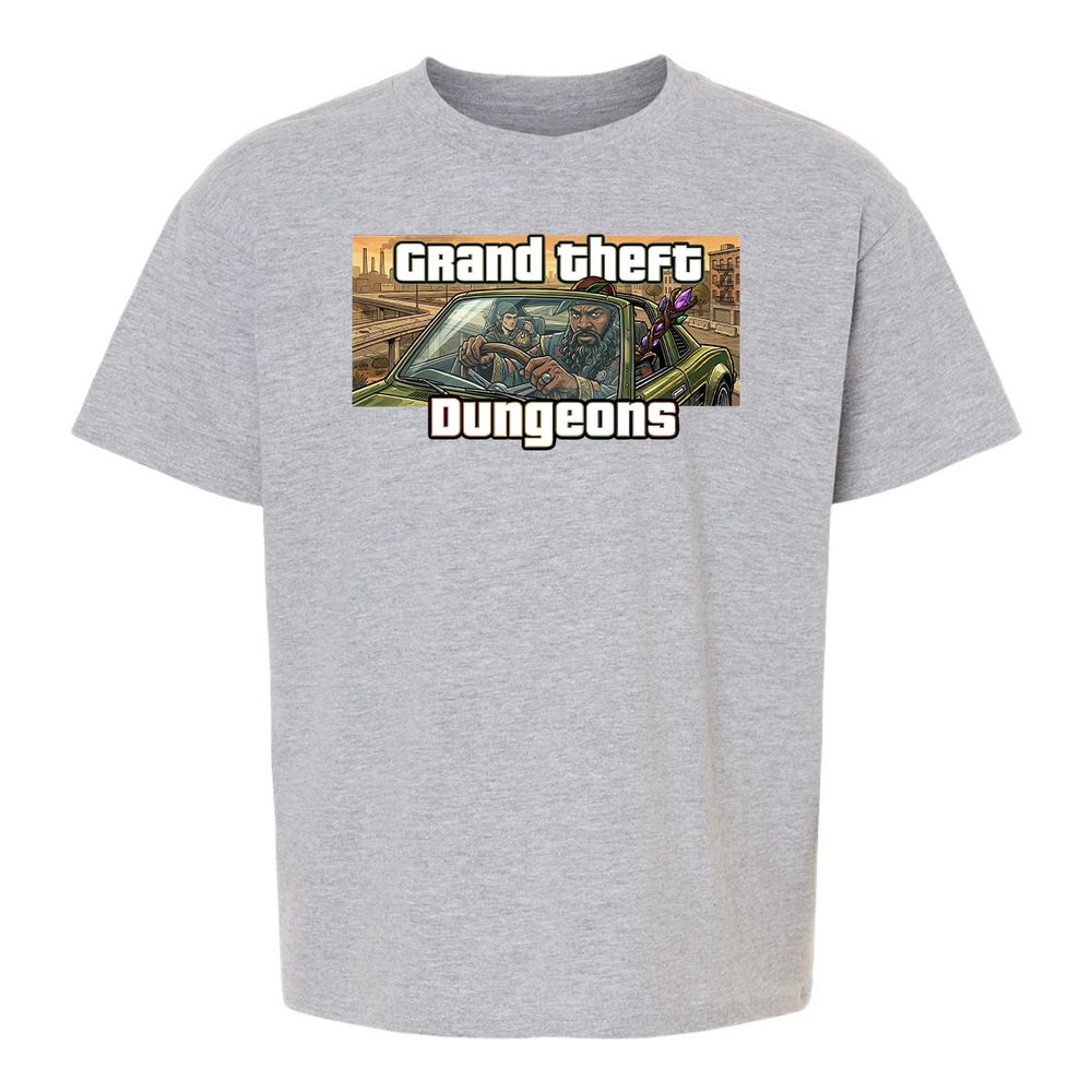 Grand Theft Dungeons Kids T-Shirt - Sport Grey - 3