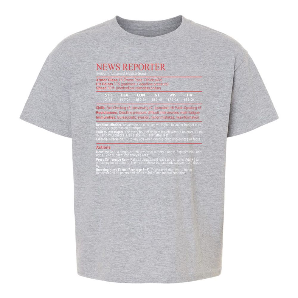 News Reporter Stats Block - Sport Grey - 3
