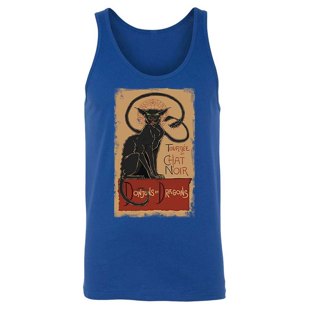 Tournee Du Chat Noir Unisex Jersey Tank - True Royal - 3