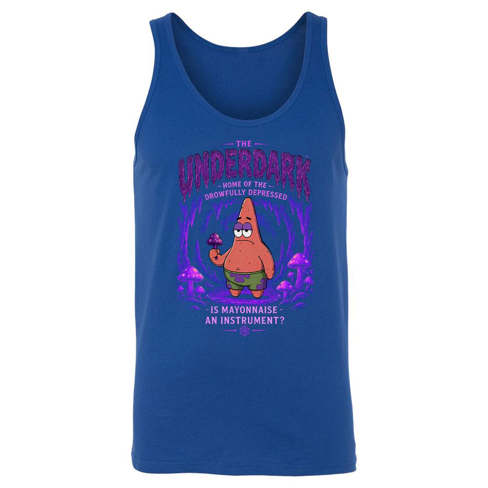 The Underdark Unisex Jersey Tank - True Royal - 3