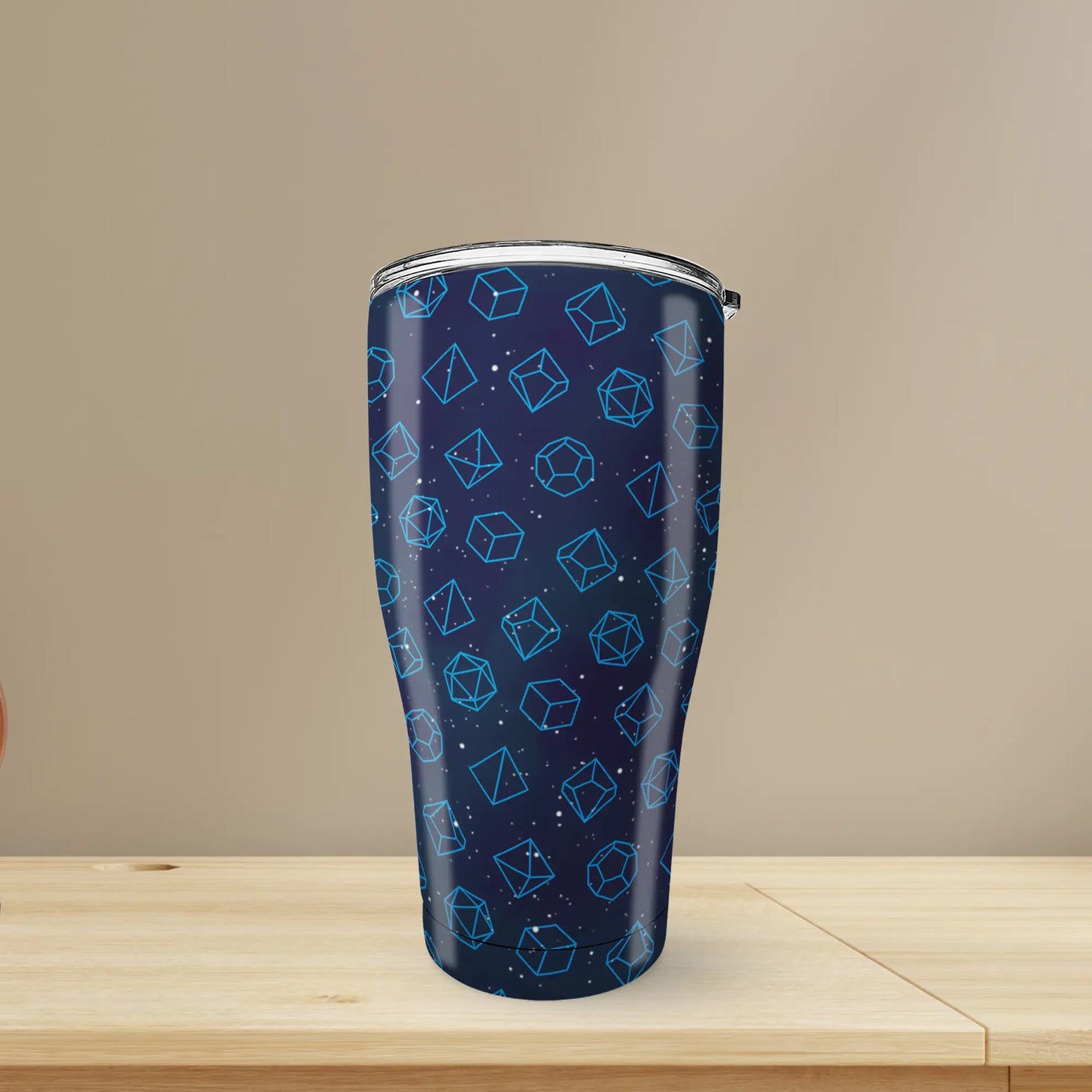 Blue Dice Set Tumbler