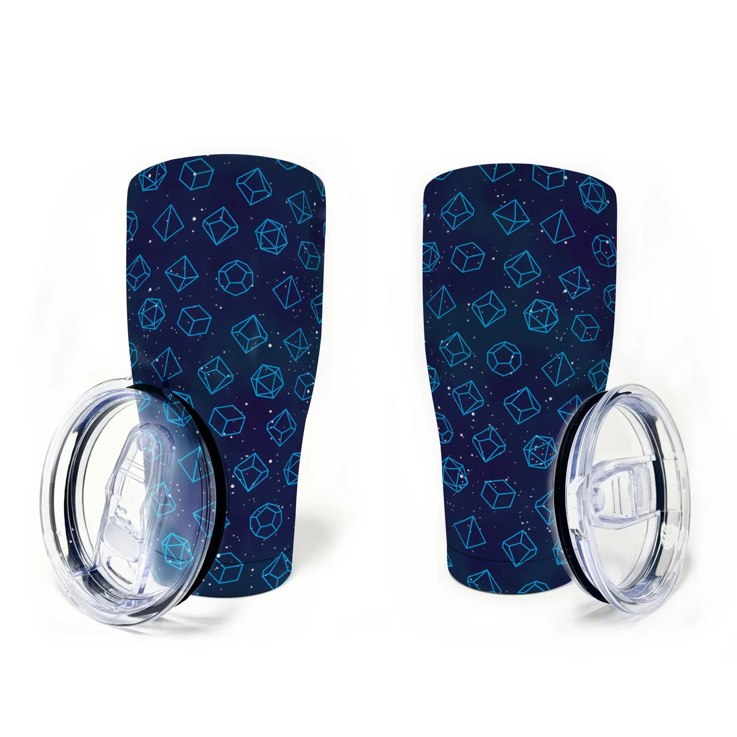 Blue Dice Set Tumbler