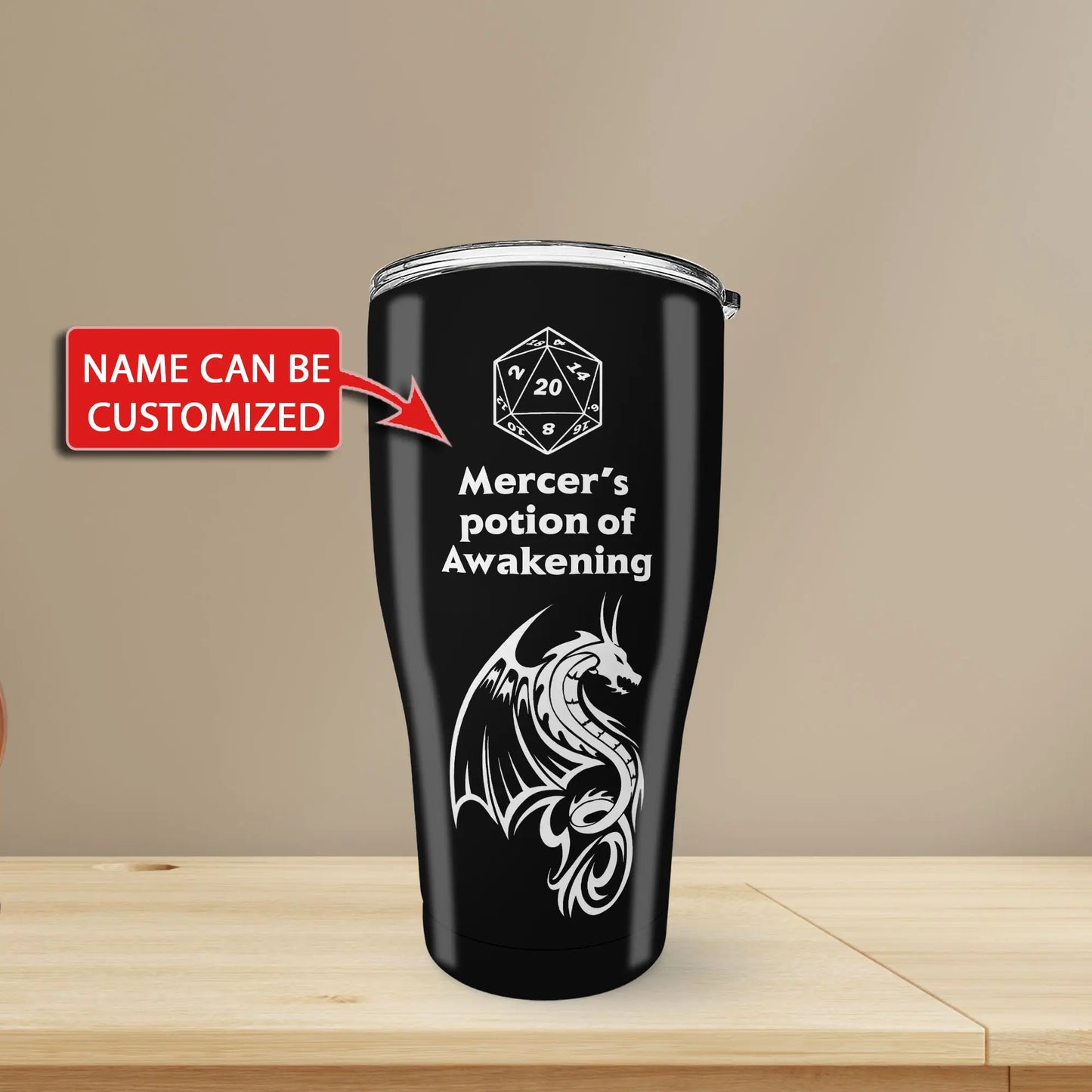Customized Potion of Awakening Tumbler