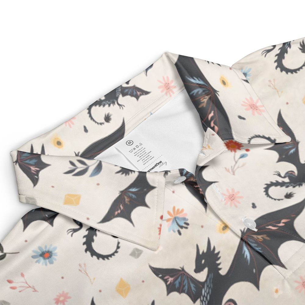 Floral DnD Dragon Pattern -  - 3
