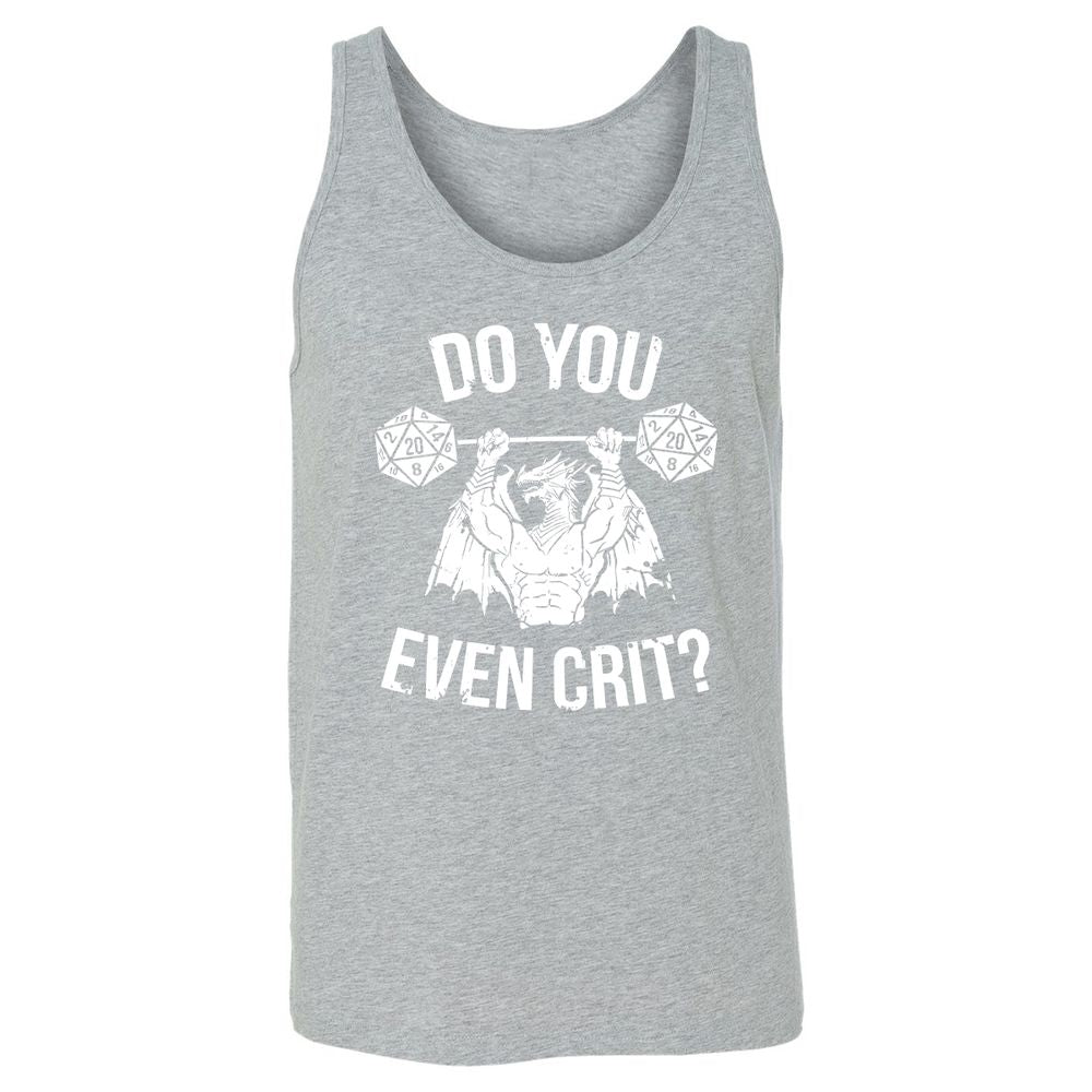 Do You Even Crit Unisex Jersey Tank - Athletic Heather - 4
