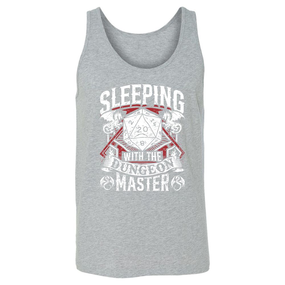 Sleeping With The DM Unisex Jersey Tank - Athletic Heather - 4