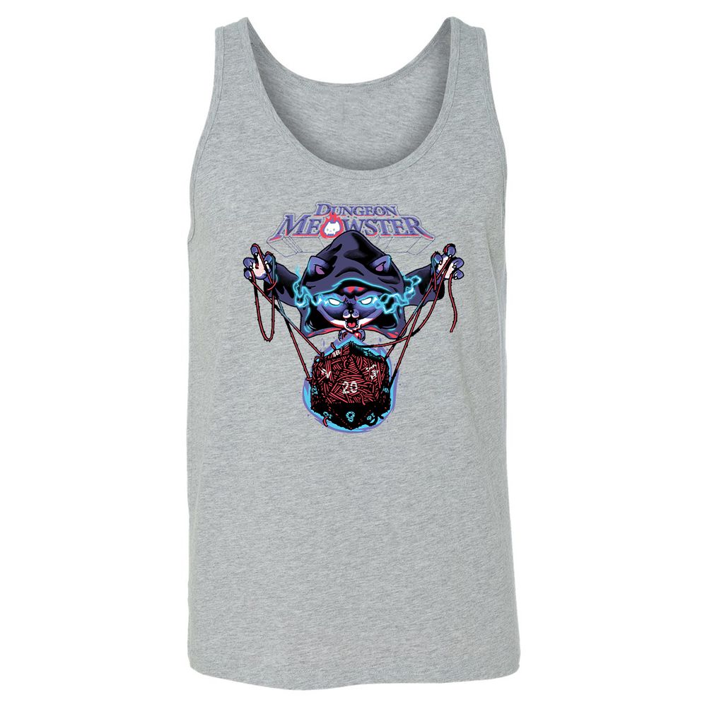 Dungeon Meowster Unisex Jersey Tank - Athletic Heather - 4
