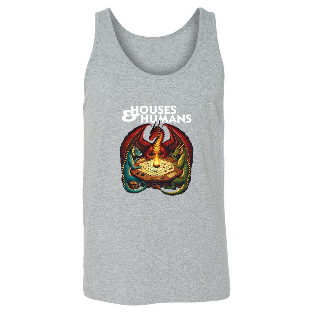 Houses & Humans Unisex Jersey Tank - Athletic Heather - 4