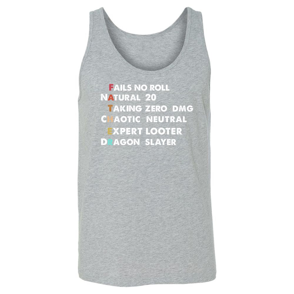 Father D&D Unisex Jersey Tank - Athletic Heather - 4