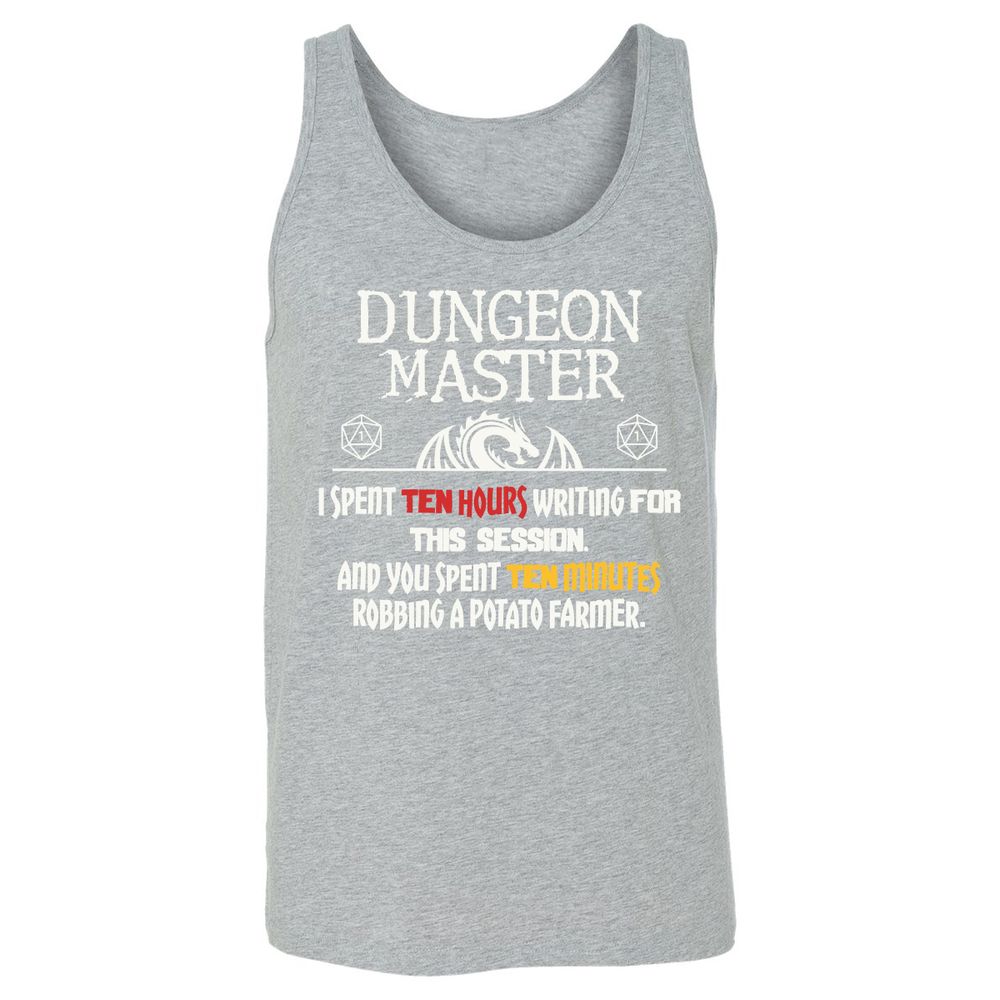 Dungeon Master Chaos Meme Unisex Jersey Tank - Athletic Heather - 4