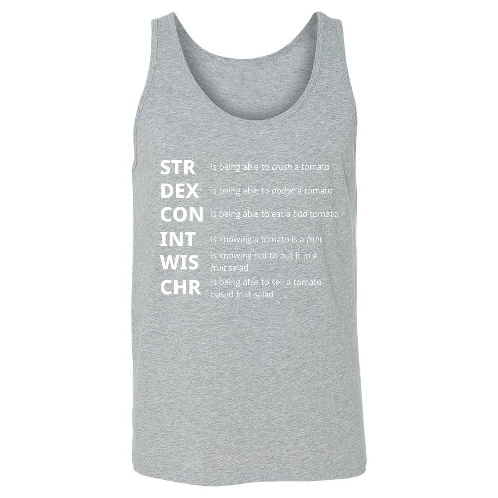 Tomato Stats – RPG Meme Edition - Athletic Heather - 4