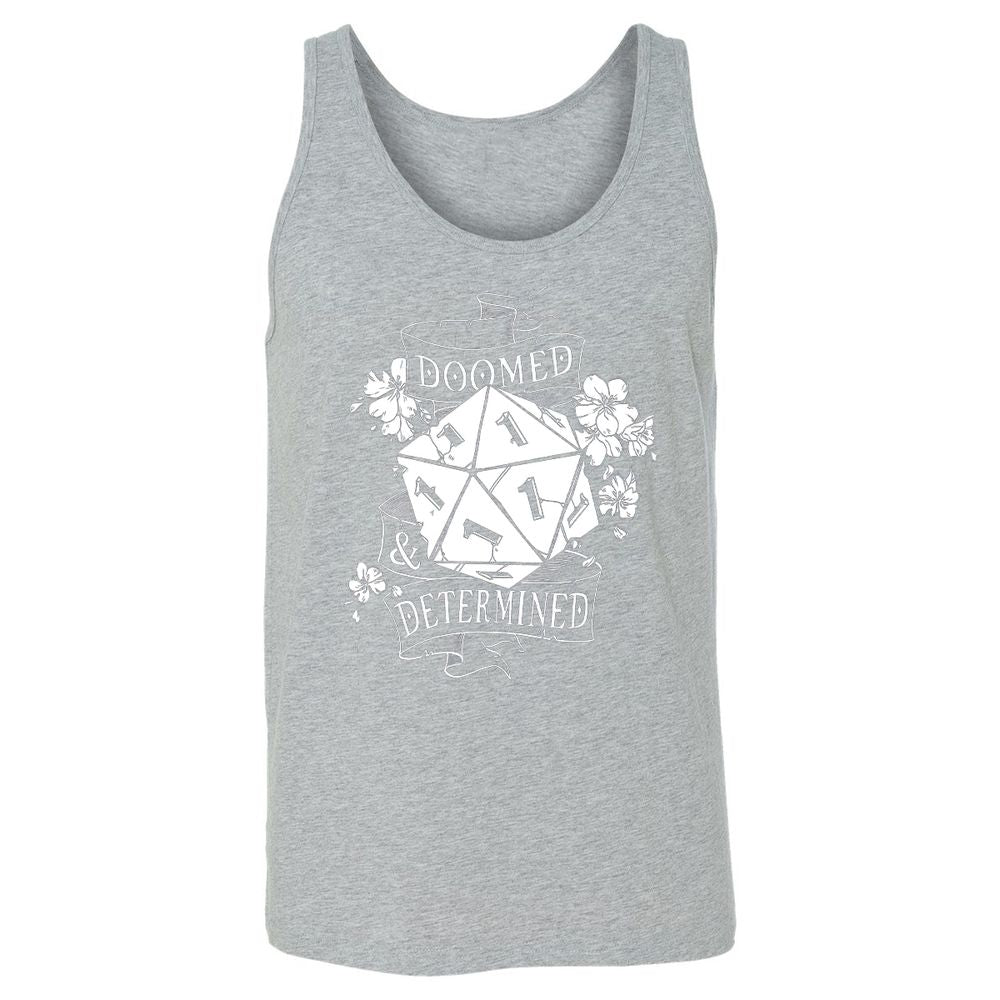 Doomed Determined Unisex Jersey Tank - Athletic Heather - 4