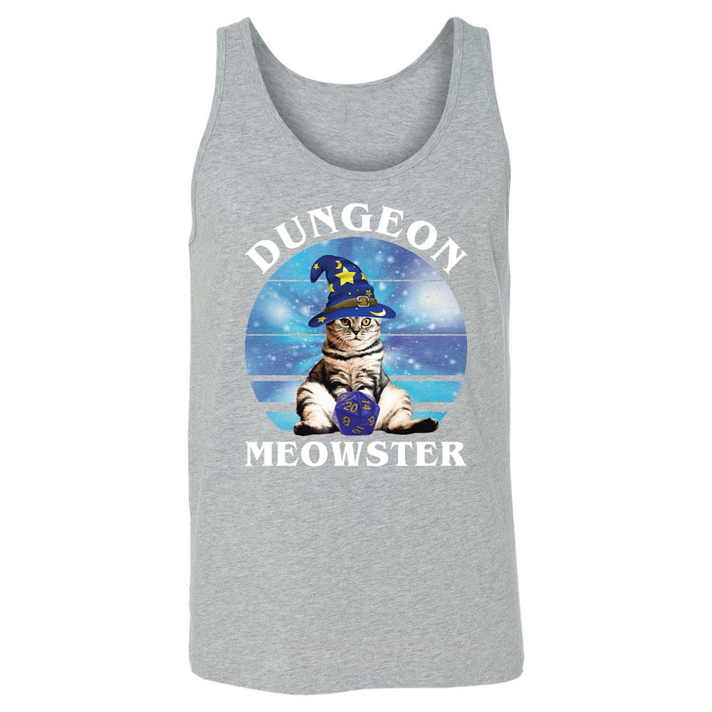 Dungeon Meowster Vintage Unisex Jersey Tank - Athletic Heather - 4