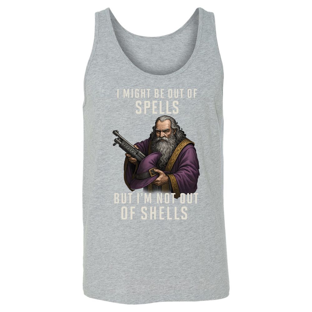 Not Out Of Shells Unisex Jersey Tank - Athletic Heather - 4
