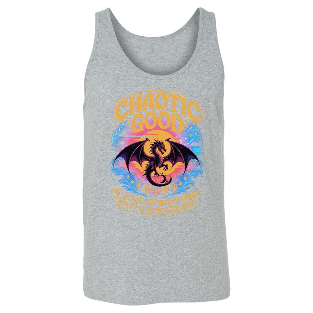 Chaotic Good Unisex Jersey Tank - Athletic Heather - 4