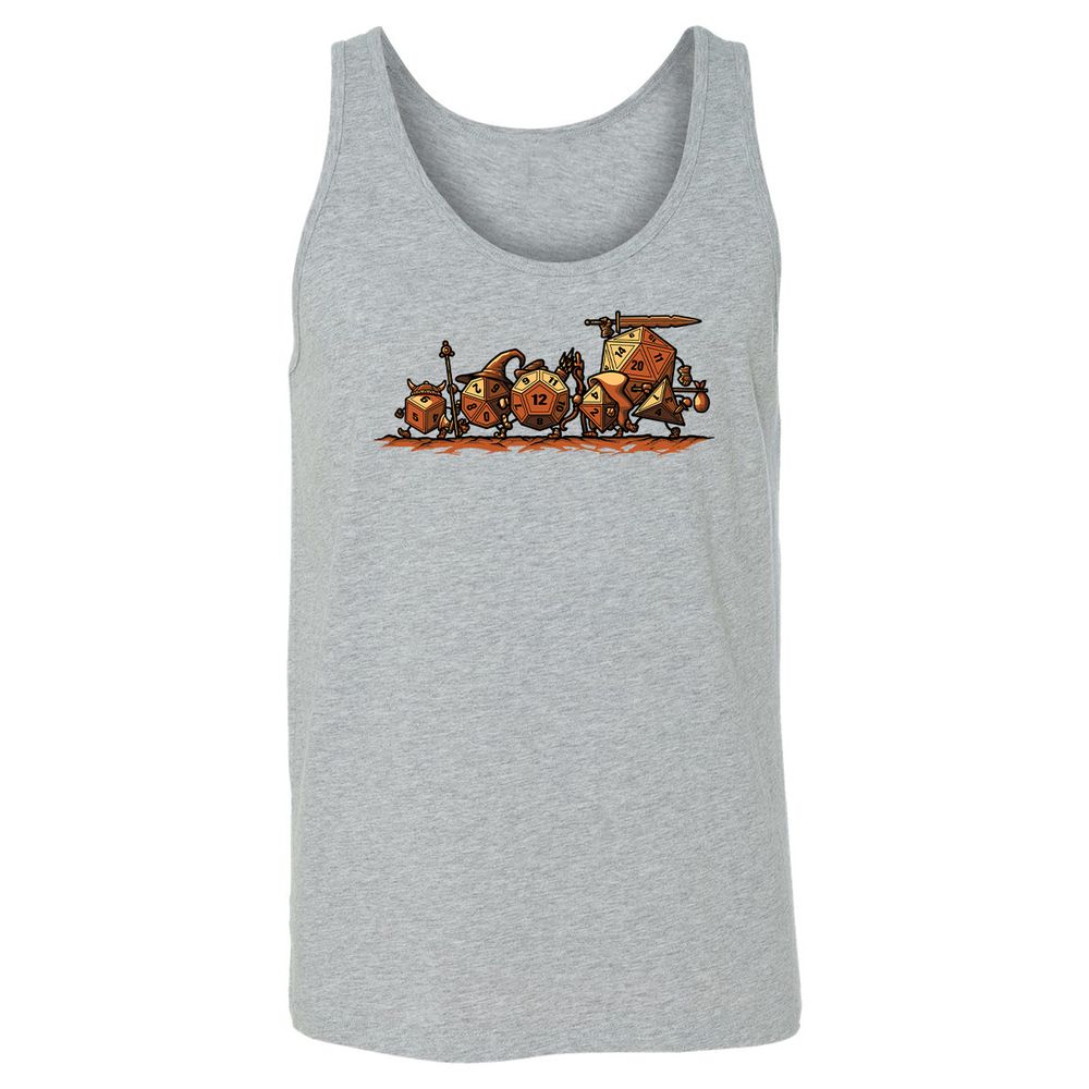 Fellowship Of The Dices Unisex Jersey Tank - Athletic Heather - 4