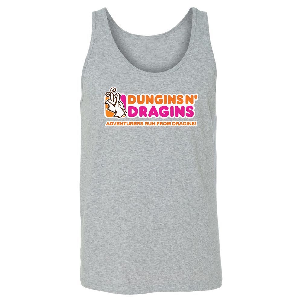 Dungins & Dragins Unisex Jersey Tank - Athletic Heather - 4