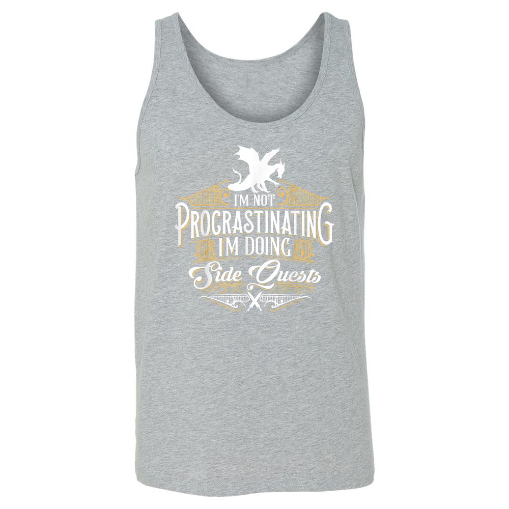I'm Doing Side Quests Unisex Jersey Tank - Athletic Heather - 4