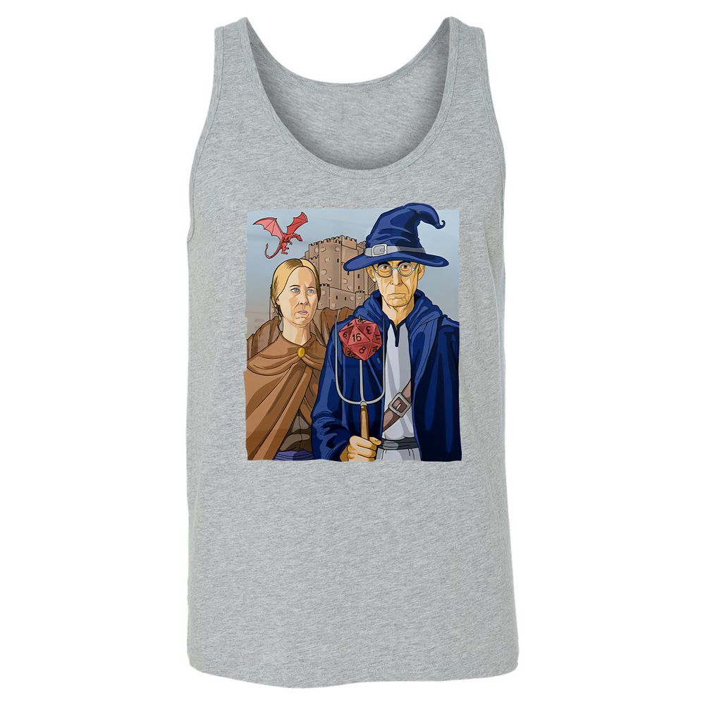 DnD Gothic Unisex Jersey Tank - Athletic Heather - 4