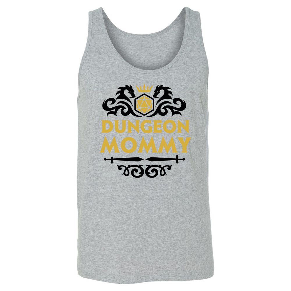 Dungeon Mommy Unisex Jersey Tank - Athletic Heather - 4