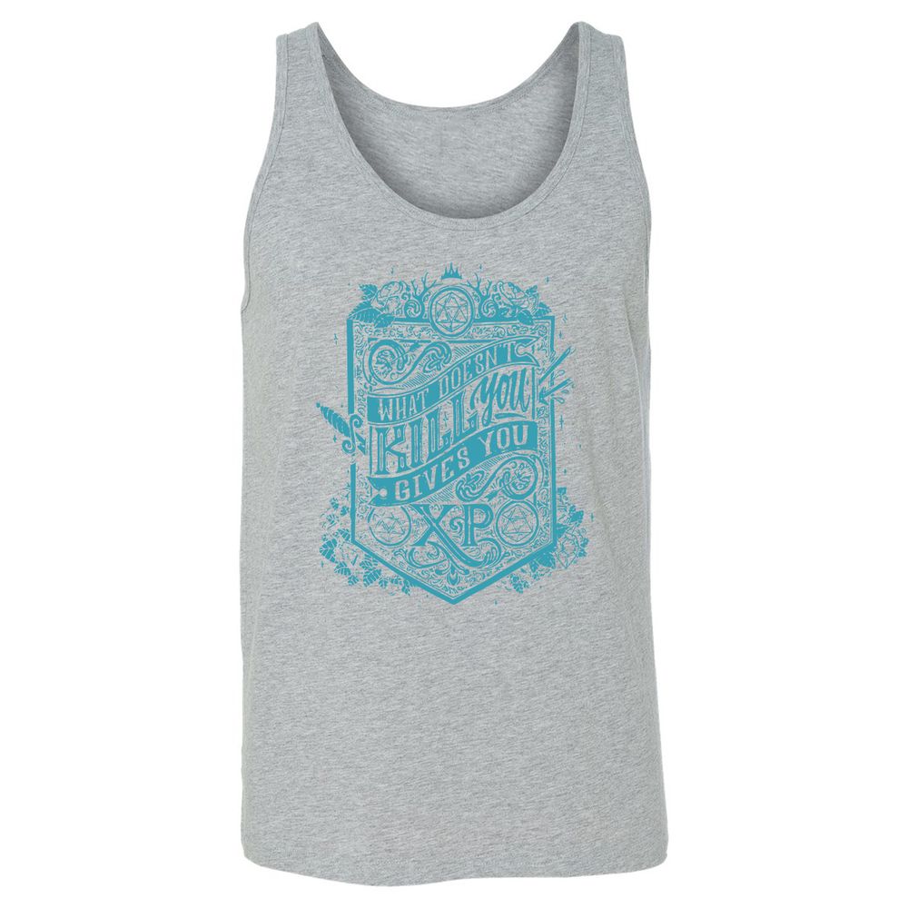 What Doesn't Kill You Gives You XP Unisex Jersey Tank - Athletic Heather - 4