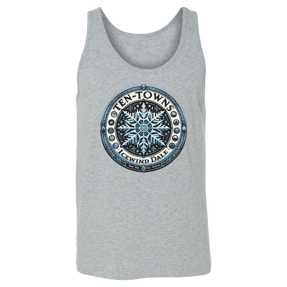 Ten-Towns Icewind Dale Unisex Jersey Tank - Athletic Heather - 4